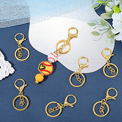 24 шт. застежки для брелка из сплава&nbsp;KEYC-SC0001-82G