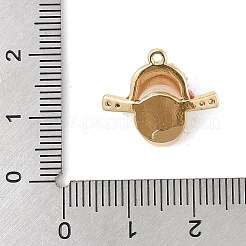 Латунные микро проложить кубического циркония подвески KK-R219-09G