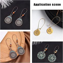 Фурнитура для сережек-колец из нержавеющей стали 304 STAS-UN0016-77