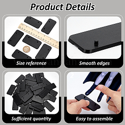 Пластиковые подставки для кукол&nbsp;ODIS-WH0030-148A