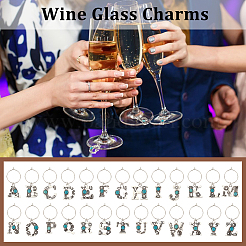 Латунные подвески для бокалов для вина AJEW-GA00015