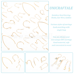 Крючки для сережек из нержавеющей стали 304&nbsp;STAS-UN0001-34G