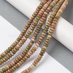Природные Unakite бисер нитей G-H292-A16-02