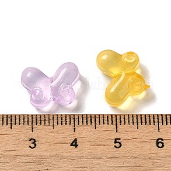 Прозрачные акриловые бусины&nbsp;X-OACR-H042-01