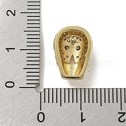 Латунные микропаве из прозрачного кубического циркония ZIRC-P119-15G