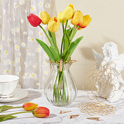 3 шт. Крышки-вставки для цветочных композиций из нержавеющей стали 201 DIY-UN0005-92G