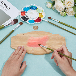 Бамбуковая дверная табличка&nbsp;AJEW-WH0270-875A