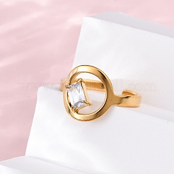 Регулируемые манжеты из нержавеющей стали 304 для женщин&nbsp;LS-RJEW-B126-06G-02