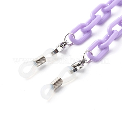 Цепочки для очков из непрозрачного акрила&nbsp;AJEW-EH00376