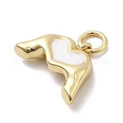 Латунь эмаль подвески&nbsp;KK-P338-24G-03