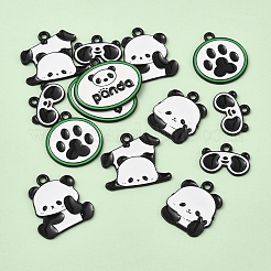 14шт 6 стиля подвески из сплава с эмалью&nbsp;ENAM-FS0002-60