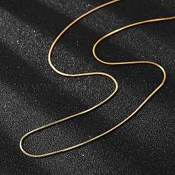 Ожерелья из змеиных цепей из нержавеющей стали 304 NJEW-O058-24G