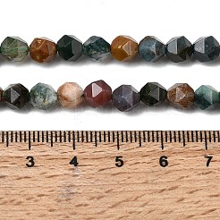 Природного индийского агата бисер нитей&nbsp;G-Z119-A29-01