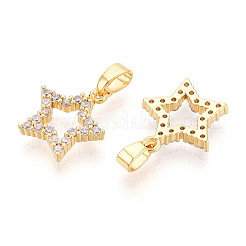 Латунные микро проложить кубического циркония подвески&nbsp;KK-N257-62G