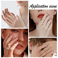 24 шт. 6 регулируемых набора колец из нержавеющей стали 304 STAS-SC0004-75