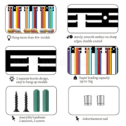 Акриловый держатель медали&nbsp;AJEW-WH0296-140