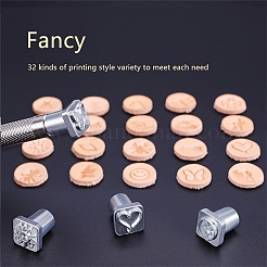 Набор инструментов для штамповки изделий из кожи&nbsp;TOOL-WH0119-66