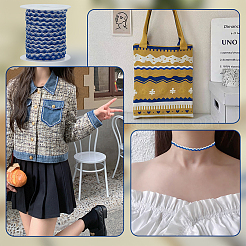 2 пачка полипропиленовой волнистой бахромчатой ленты OCOR-FG0003-05E