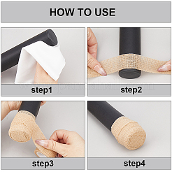 Самоклеящиеся полоски фетра из ткани DIY-WH0349-164C