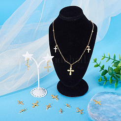 10шт 5 стиля латунные подвески с микропаве и кубическим цирконием KK-TA0002-05