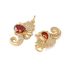 Латунные микро проложить кубического циркония подвески&nbsp;KK-C143-09G