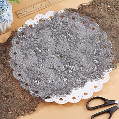 Широкая кружевная отделка в форме ресниц из полиэстера длиной 3 м. OCOR-WH0020-19A