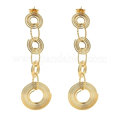 Серьги-гвоздики из нержавеющей стали 304 EJEW-P289-04G