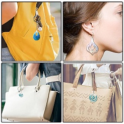 Набор для изготовления ювелирных изделий из серег с листьями и цветами своими руками DIY-YW0009-39