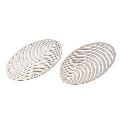 Долговечные филигранные подвески из латуни с покрытием&nbsp;KK-K336-31P