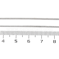 Ожерелья из витой латунной цепочки толщиной 1.2 мм NJEW-D302-64P