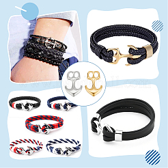 6 шт. 2-х цветные застежки-крючки из нержавеющей стали 304 STAS-UN0050-79