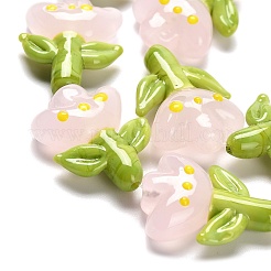 Бусы лэмпворк ручной работы LAMP-A005-03E