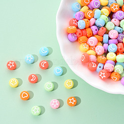 Непрозрачные акриловые бусины&nbsp;MACR-YW0001-18B