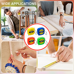 88 шт. двухцветные пластиковые рулетки из полипропилена&nbsp;TOOL-WA0001-01