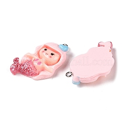 Подвески из непрозрачной смолы&nbsp;X-RESI-D055-037P