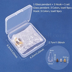 Наборы для изготовления подвесок из стеклянной бутылки DIY-PH0020-45