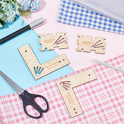 1 набор деревянных направляющих линеек DIY-BC0006-83