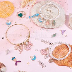 Набор для изготовления браслета на тему океана своими руками&nbsp;DIY-SZ0009-35