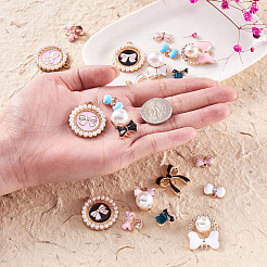 Подвески из эмали и сплава ENAM-TA0002-10