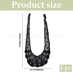 Полиэстеровый трикотажный треугольный платок AJEW-WH20072-69C