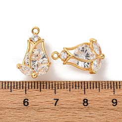 Латунные микро проложить кубического циркония подвески&nbsp;KK-K382-46G