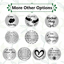 1 шт. 201 памятные монеты из нержавеющей стали AJEW-CN0001-99D