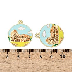 Подвески из эмали и сплава&nbsp;ENAM-V001-02A-G