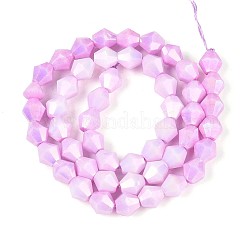 Антикоррозийные гальванические стеклянные бусины&nbsp;GLAA-T025-8mm-13I