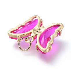 Кулон из латуни с прозрачным кубическим цирконием&nbsp;ZIRC-P079-B02-06