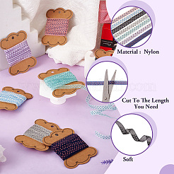 70 ярд двухцветных нейлоновых лент в горошек OCOR-TA0001-61