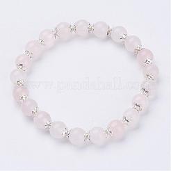 Природные драгоценный камень бисером растянуть браслеты BJEW-JB02858