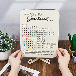 Деревянная игровая доска&nbsp;AJEW-WH0816-233