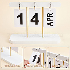 Вечный настольный календарь с перекидным деревом DJEW-WH0039-83B