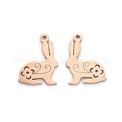 24 шт. подвески из нержавеющей стали 201 двух цветов&nbsp;STAS-UN0020-32